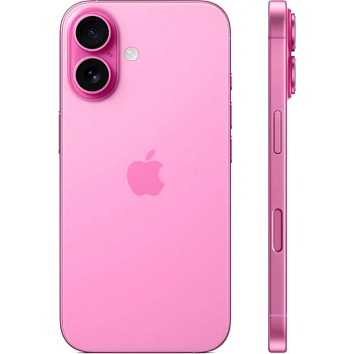 Смартфон Apple iPhone 16 128 ГБ розовый