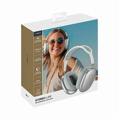 Наушники Deppa Stereo Life серебристый