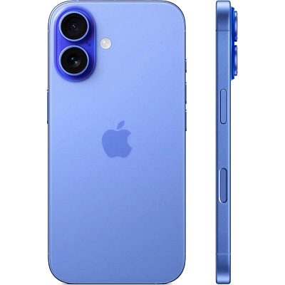 Смартфон Apple iPhone 16 Plus 128 ГБ ультрамарин