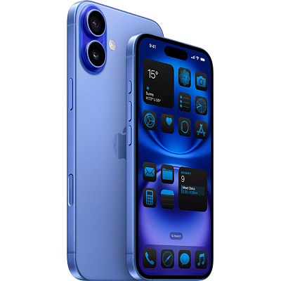 Смартфон Apple iPhone 16 Plus 128 ГБ ультрамарин